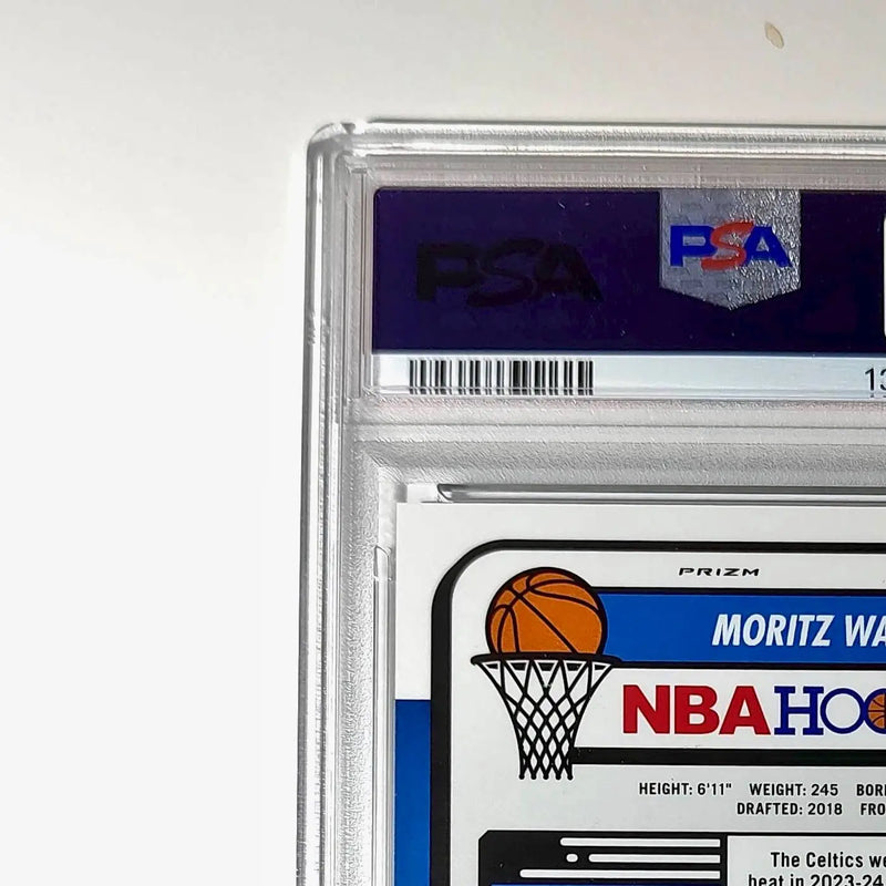 Moritz Wagner 2023 Panini Hoops Premium #63 4/5 Green Disco Prizm PSA 10 Gem
