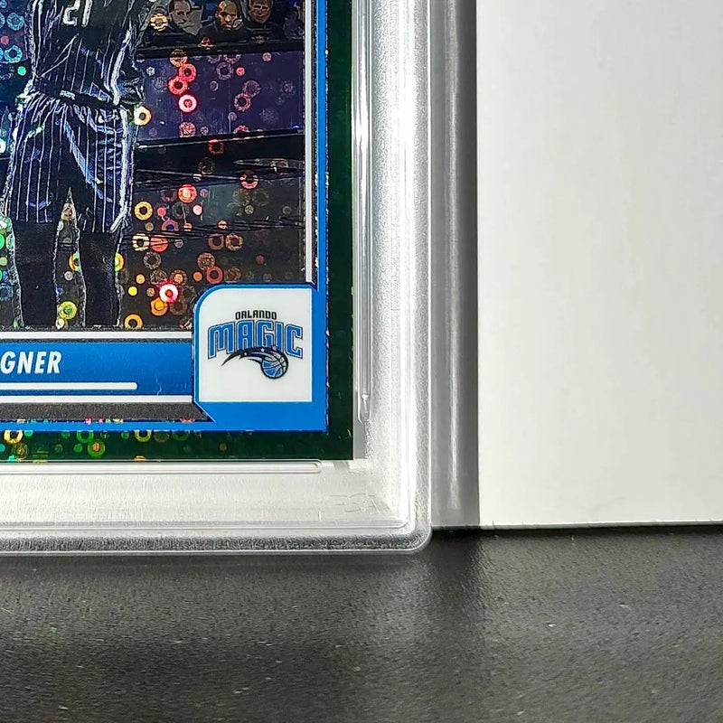 Moritz Wagner 2023 Panini Hoops Premium #63 4/5 Green Disco Prizm PSA 10 Gem