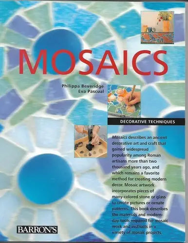 Mosaics book by Philippa Beveridge and Eva Pascual showcasing mosaic art techniques