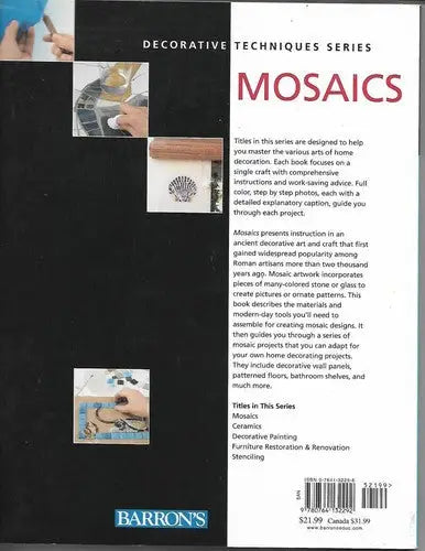 Mosaics book by Philippa Beveridge and Eva Pascual showcasing mosaic art techniques