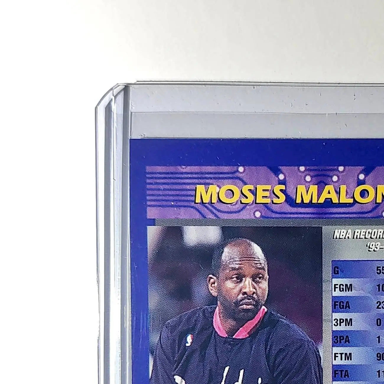 Moses Malone 1994-95 Topps Finest #268 Basketball Card
