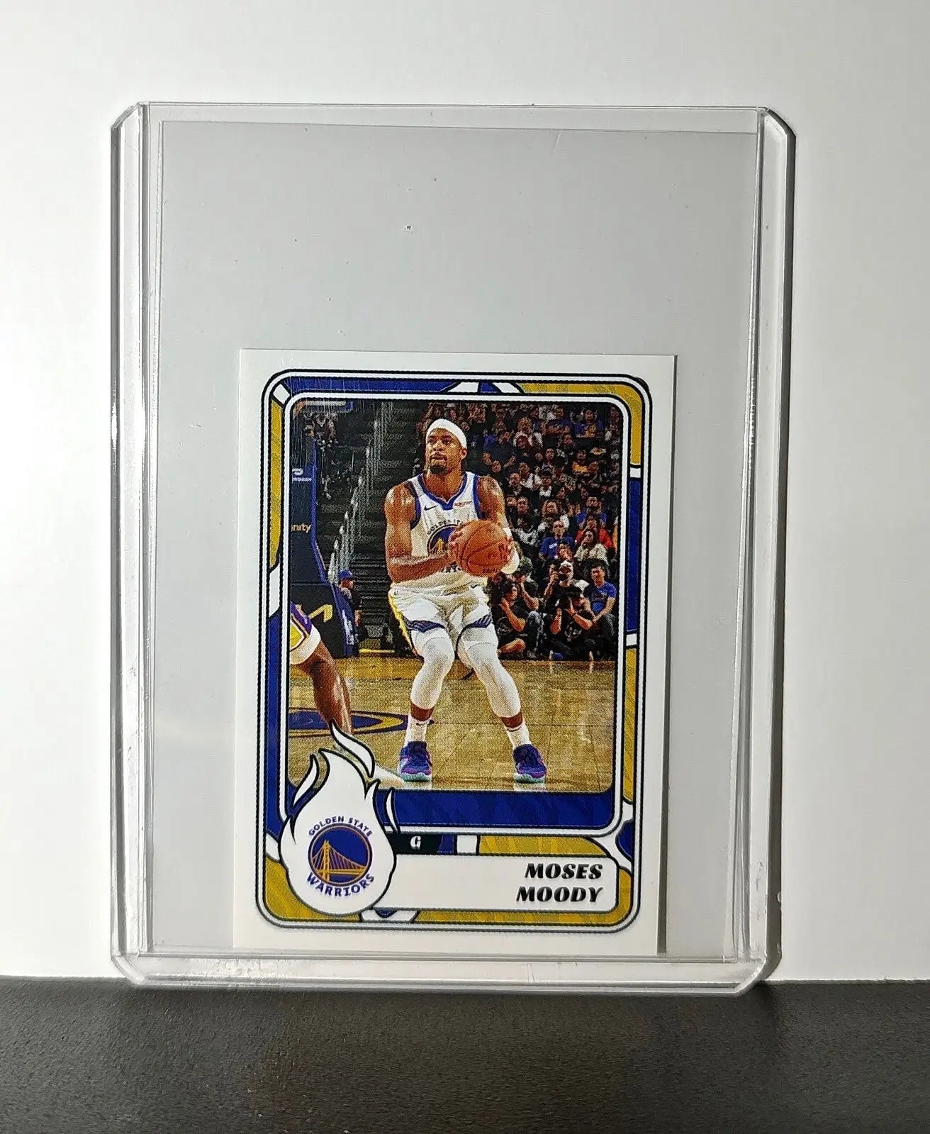 Moses Moody 2024-25 Panini NBA #330 Sticker Card Golden State Warriors - Basketball Card Single