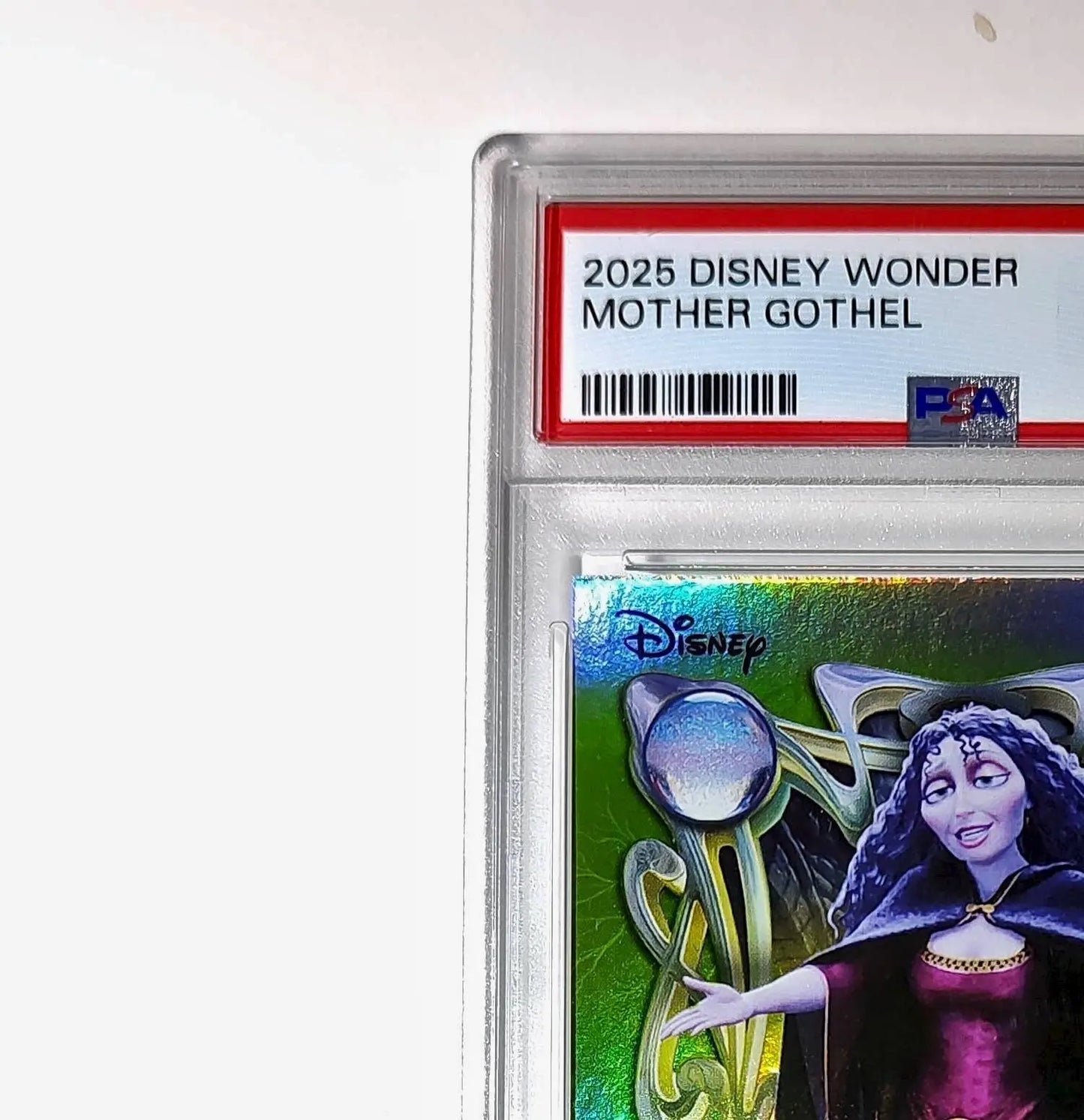 Mother Gothel 2025 Topps Disney Wonder #181 Card Tangled PSA 8 - Non-Sports Card Single