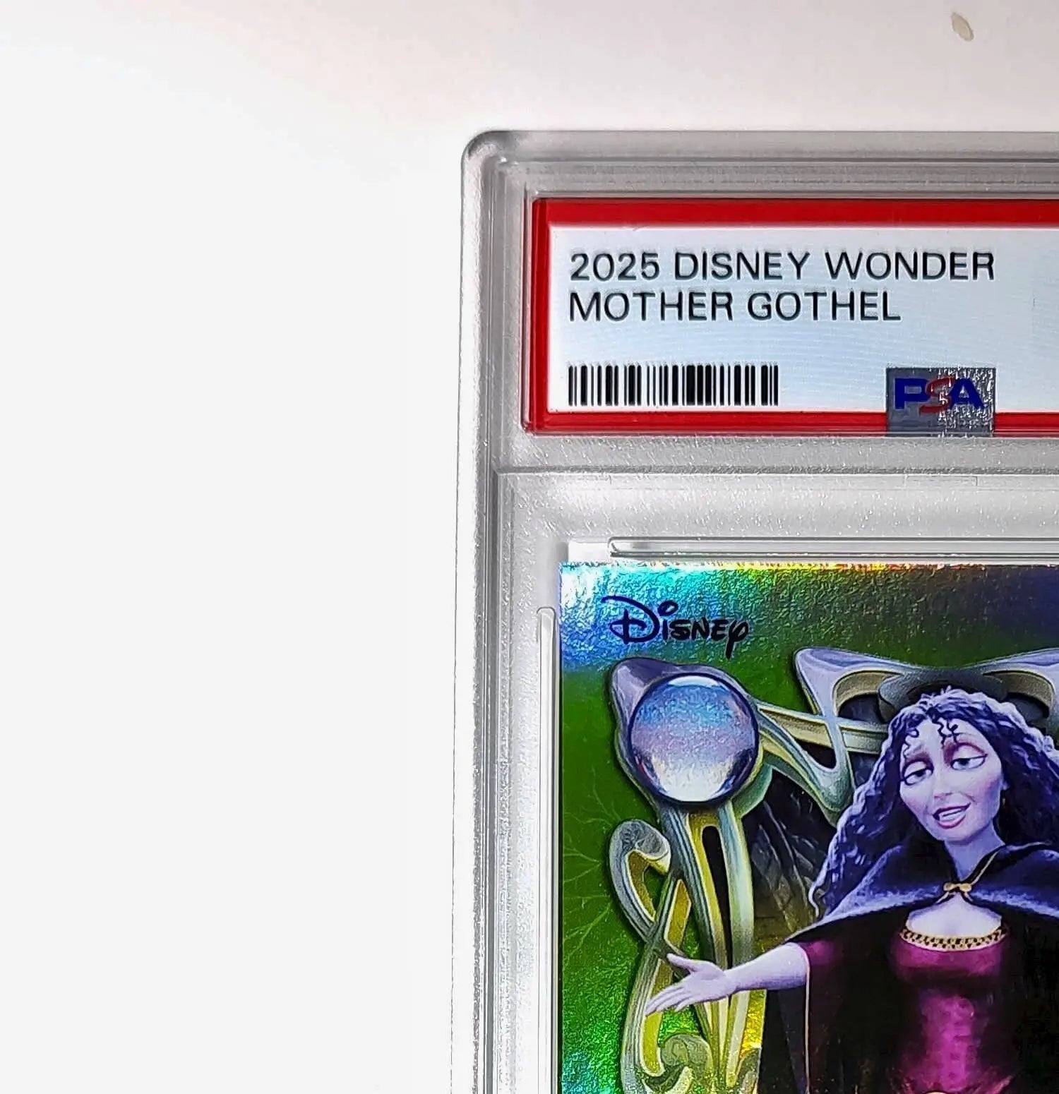 Mother Gothel 2025 Topps Disney Wonder #181 Card Tangled PSA 8 - Non-Sports Card Single