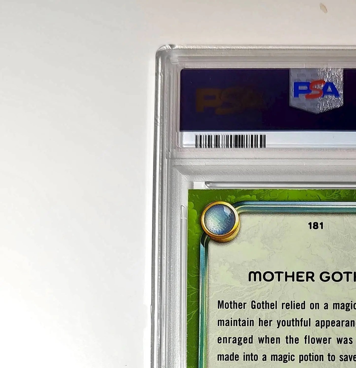 Mother Gothel 2025 Topps Disney Wonder #181 Card Tangled PSA 8 - Non-Sports Card Single