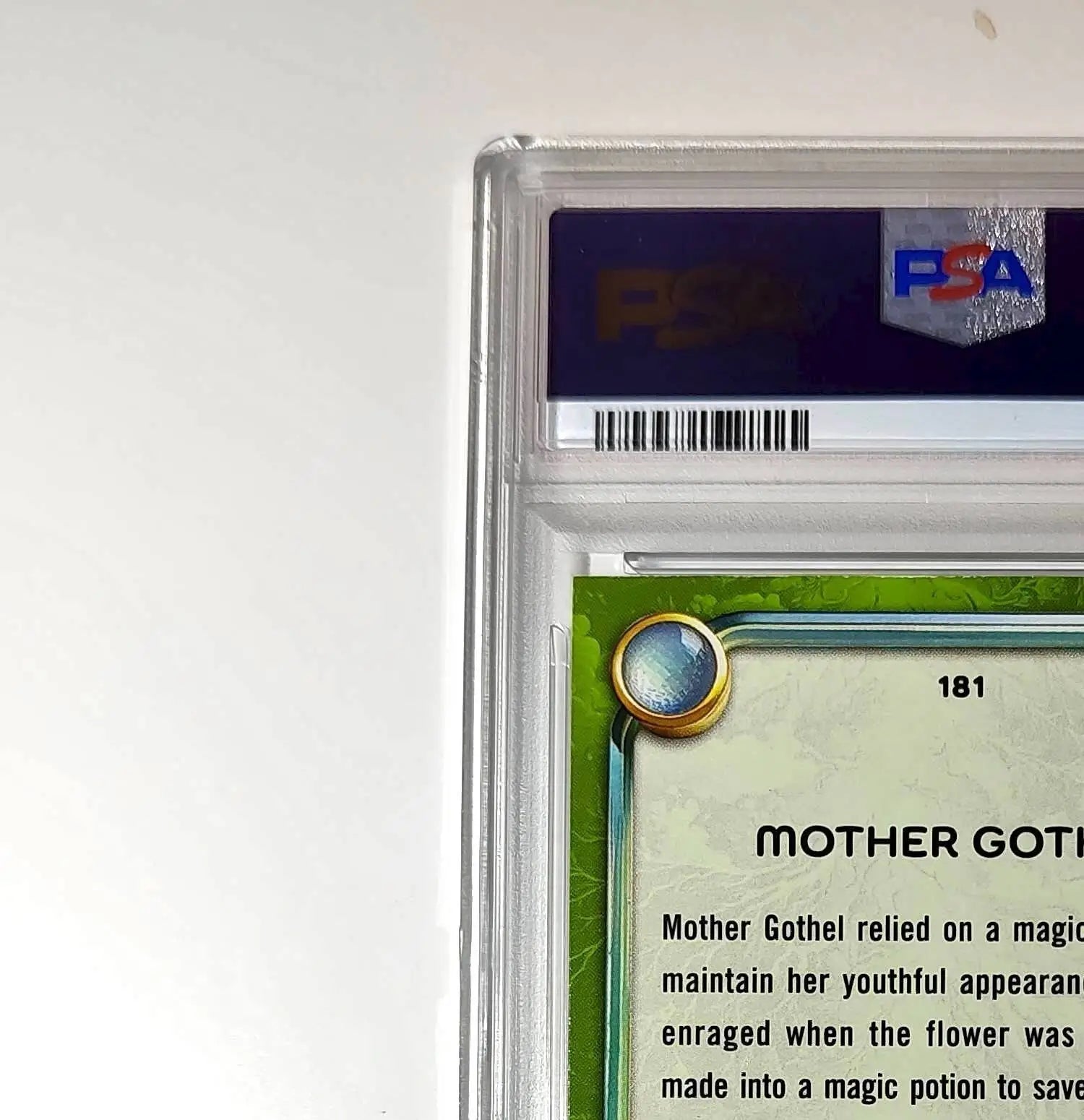 Mother Gothel 2025 Topps Disney Wonder #181 Card Tangled PSA 8 - Non-Sports Card Single