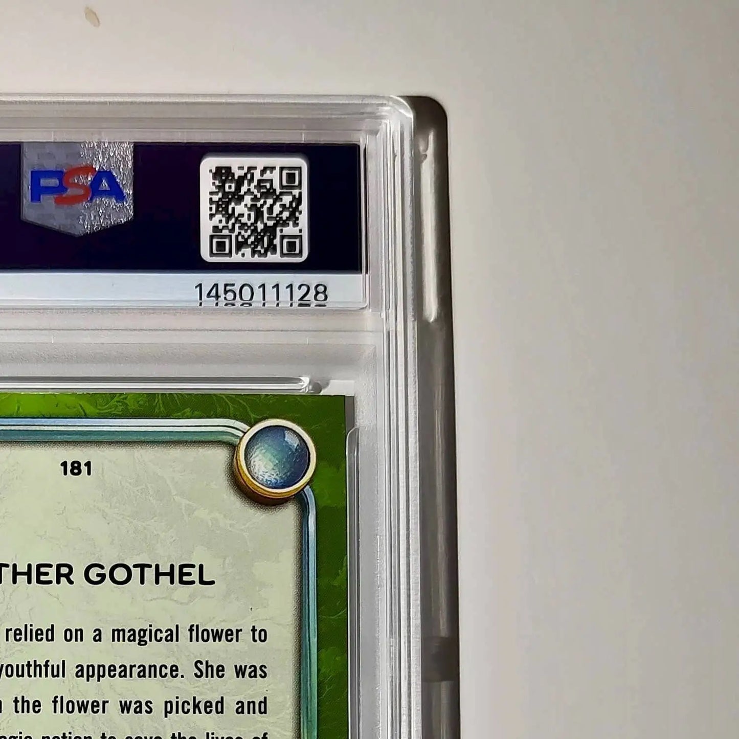 Mother Gothel 2025 Topps Disney Wonder #181 Card Tangled PSA 8 - Non-Sports Card Single