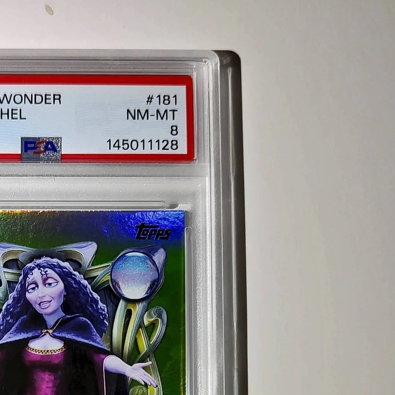 Mother Gothel 2025 Topps Disney Wonder #181 Card Tangled PSA 8 - Non-Sports Card Single
