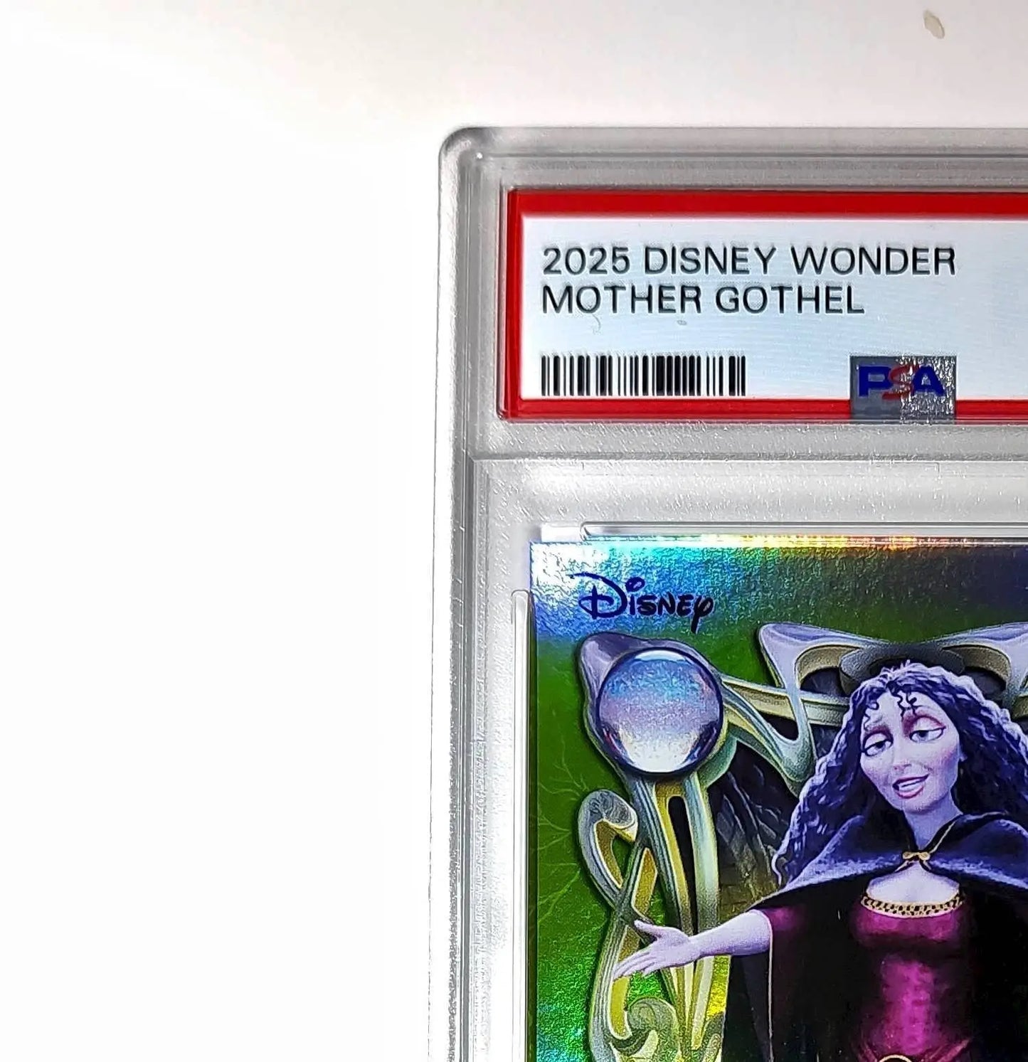 Mother Gothel 2025 Topps Disney Wonder #181 Card Tangled PSA 8 NM-MT - Non-Sports Card Single