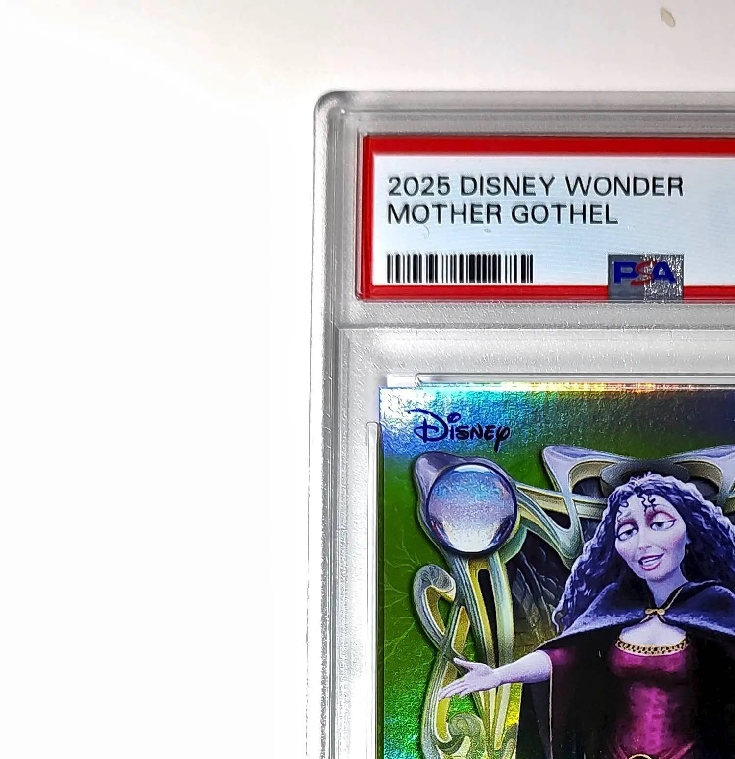 Mother Gothel 2025 Topps Disney Wonder #181 Card Tangled PSA 8 NM-MT - Non-Sports Card Single