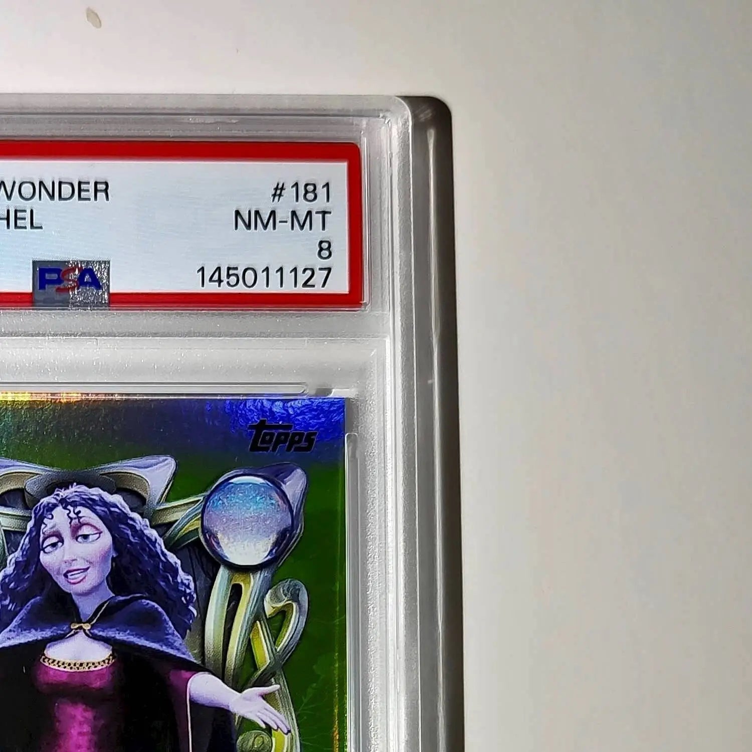 Mother Gothel 2025 Topps Disney Wonder #181 Card Tangled PSA 8 NM-MT - Non-Sports Card Single