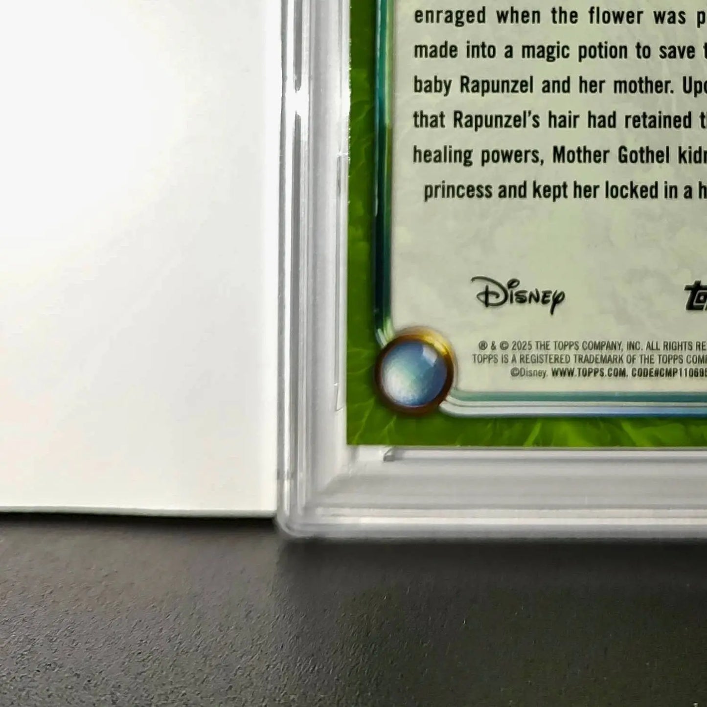 Mother Gothel 2025 Topps Disney Wonder #181 Card Tangled PSA 8 NM-MT - Non-Sports Card Single