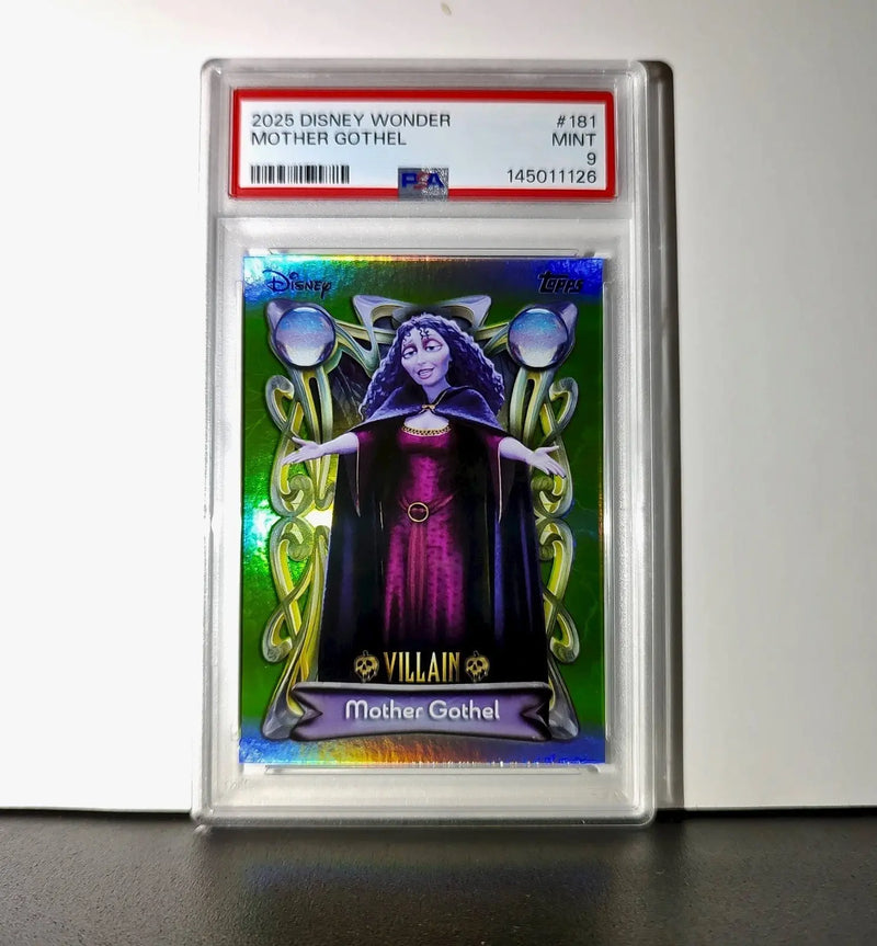 Mother Gothel 2025 Topps Disney Wonder #181 Card Tangled PSA 9 - Non-Sports Card Single