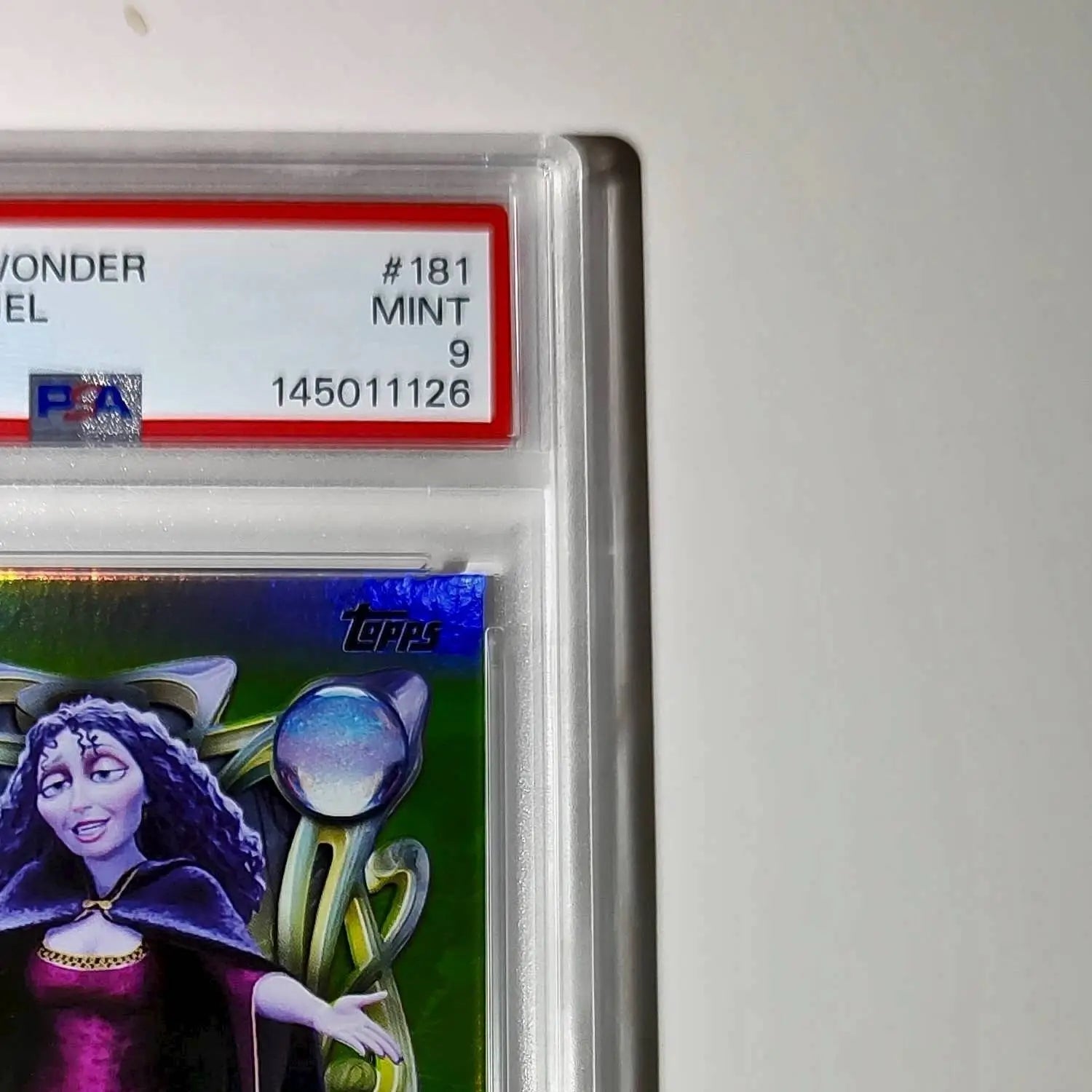 Mother Gothel 2025 Topps Disney Wonder #181 Card Tangled PSA 9 - Non-Sports Card Single