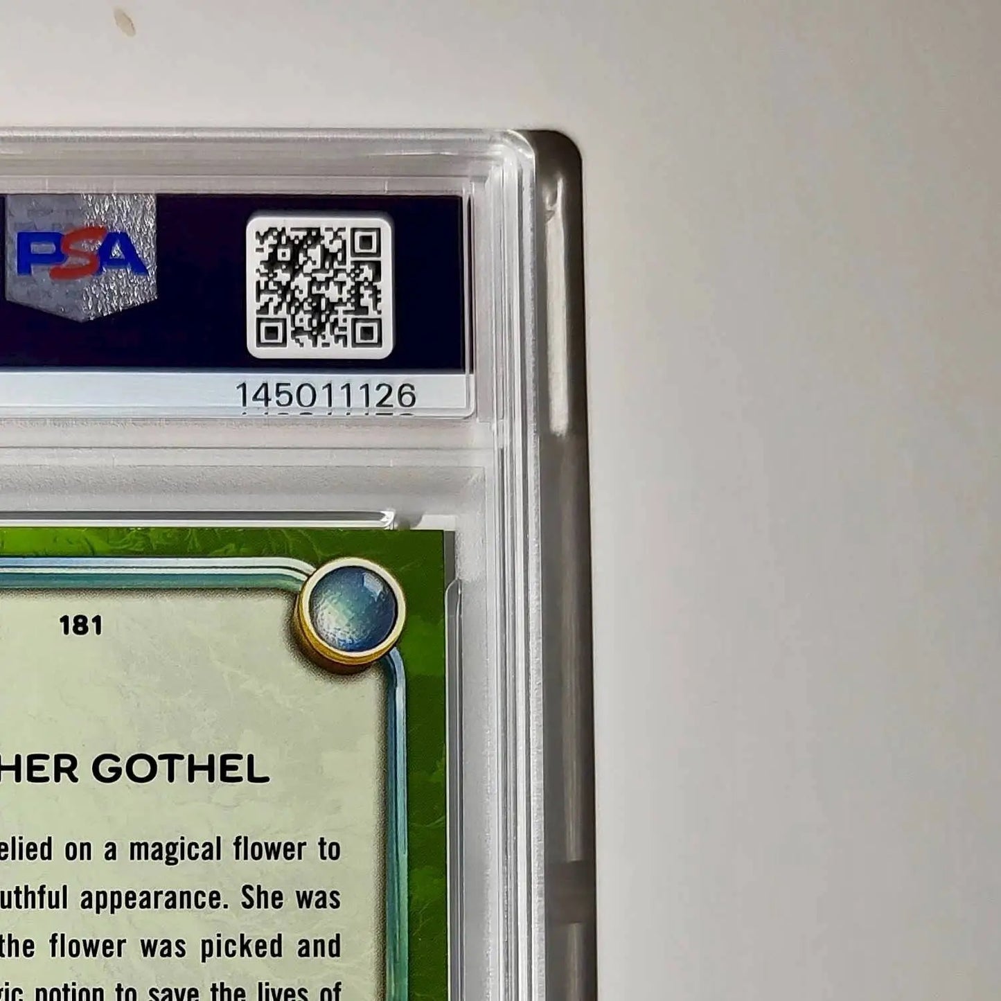 Mother Gothel 2025 Topps Disney Wonder #181 Card Tangled PSA 9 - Non-Sports Card Single