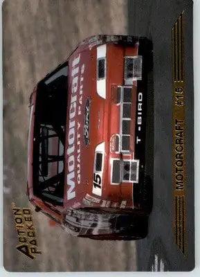 Motorcraft #15 - 1993 Action Packed - #37 - Racing - Racing Card Single