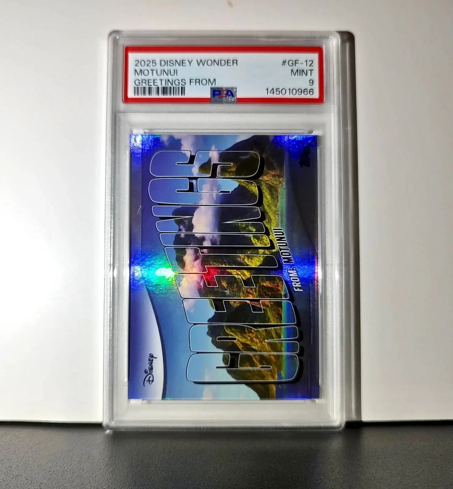 Motunui 2025 Topps Disney Wonder #GF-12 Greetings From Card Moana PSA 9 - Non-Sports Card Single