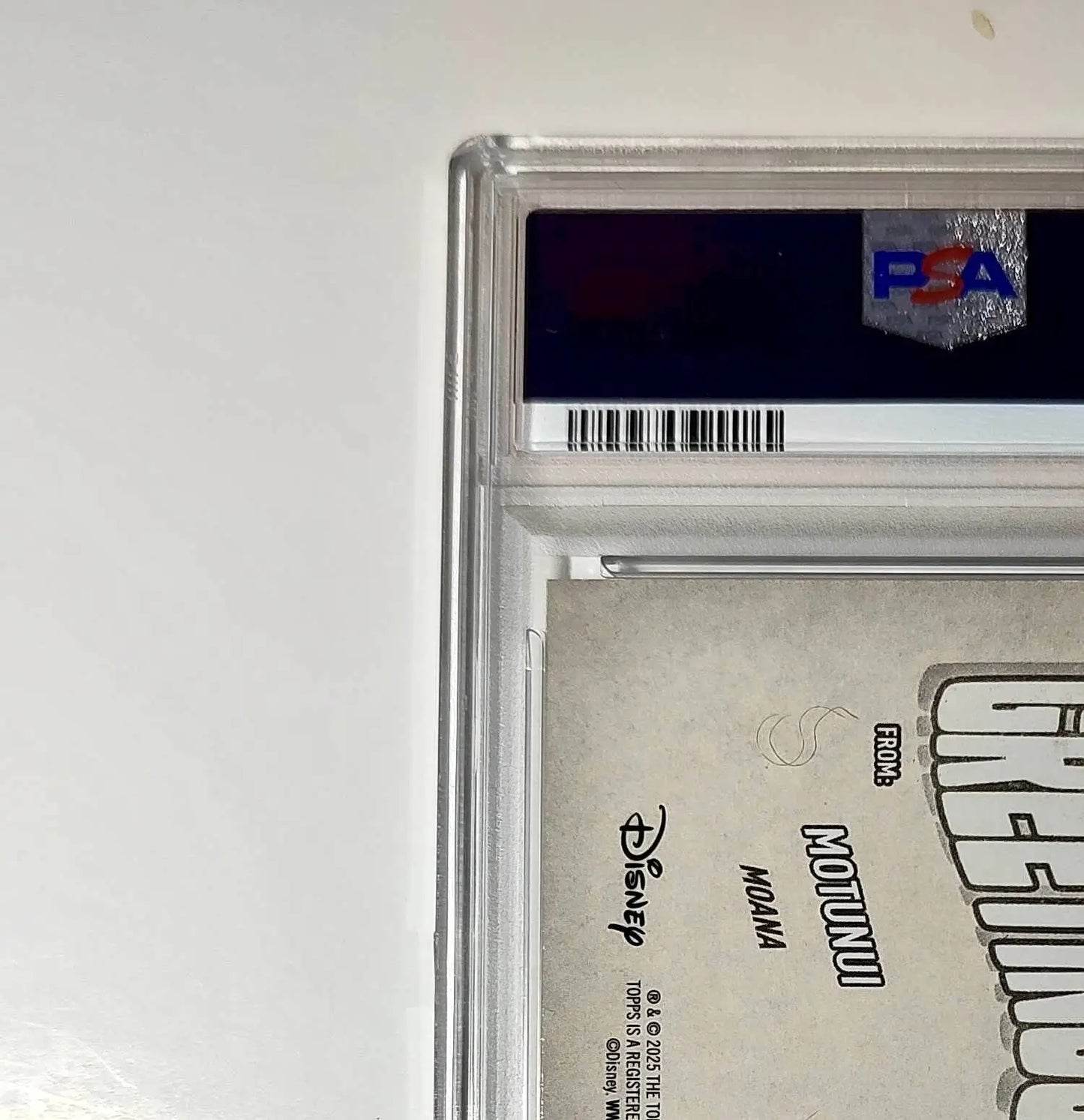 Motunui 2025 Topps Disney Wonder #GF-12 Greetings From Card Moana PSA 9 - Non-Sports Card Single