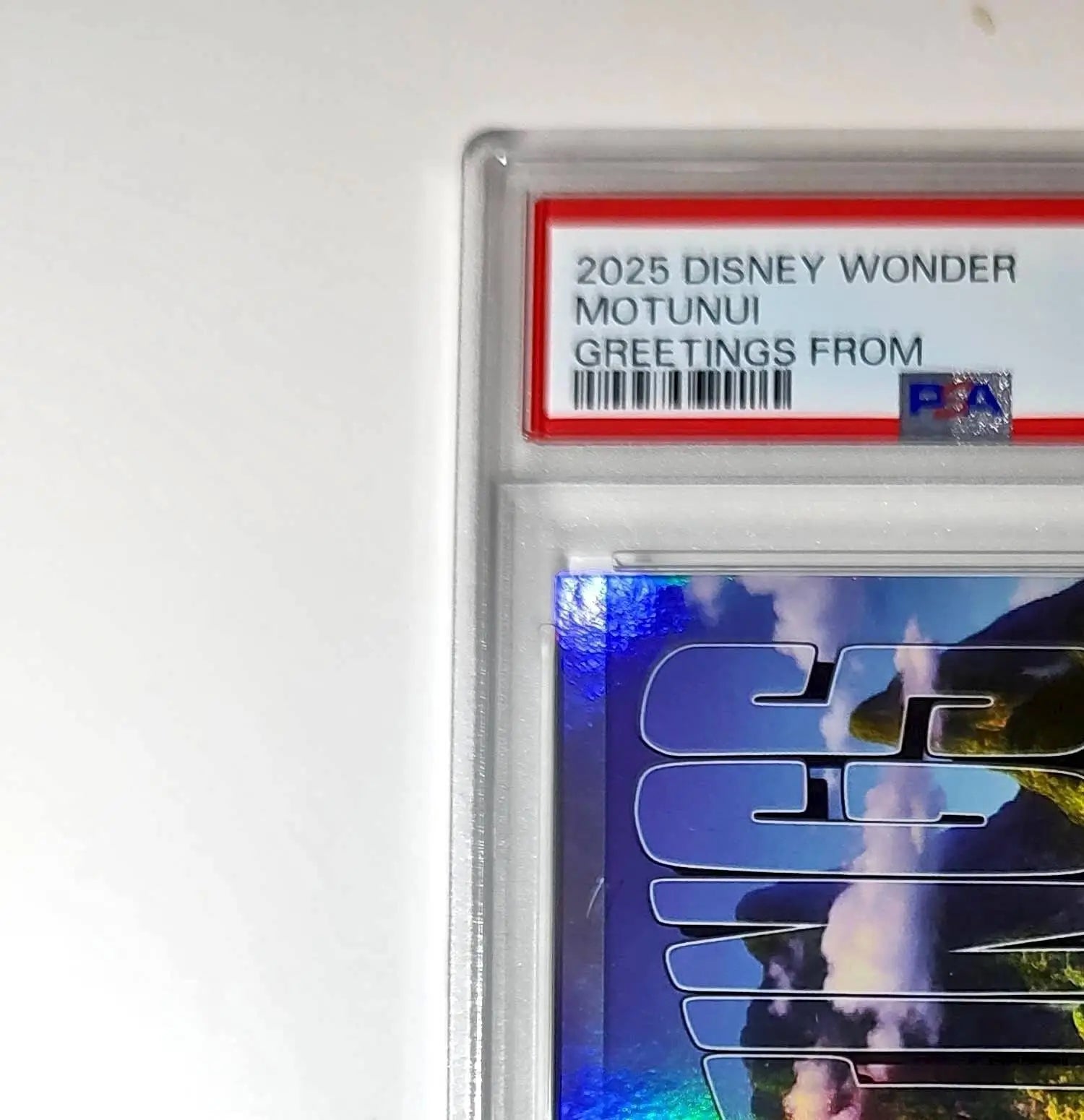 Motunui 2025 Topps Disney Wonder #GF-12 Greetings From Card Moana PSA 9 - Non-Sports Card Single