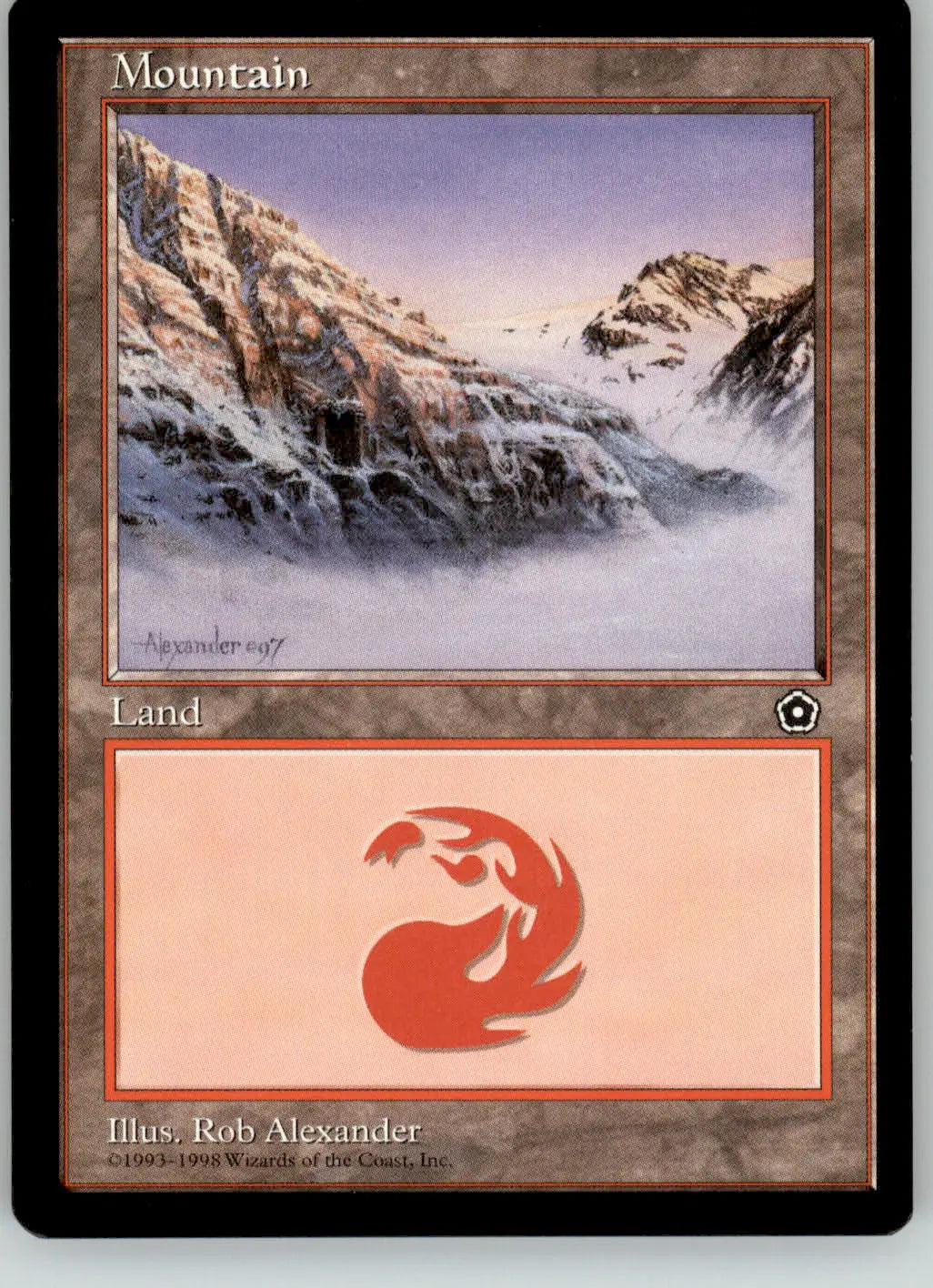 Mountain (158) - Portal Second Age - 158 - LP Magic: The Gathering