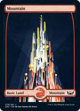 Mountain (279) - Streets of New Capenna - 279 - NM Magic: The Gathering - Magic Card Single