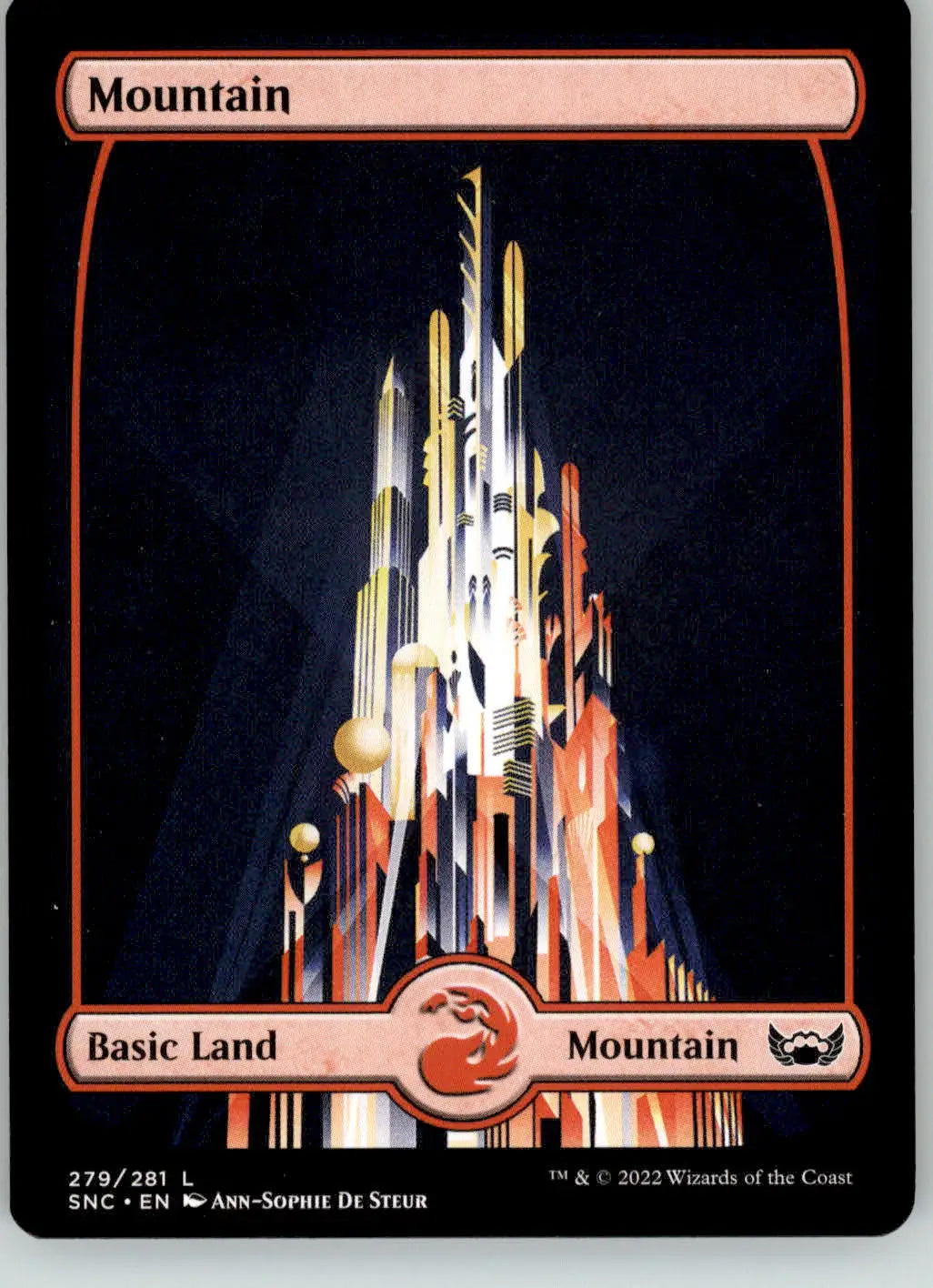 Mountain (279) - Streets of New Capenna - 279 - NM Magic: The Gathering - Magic Card Single