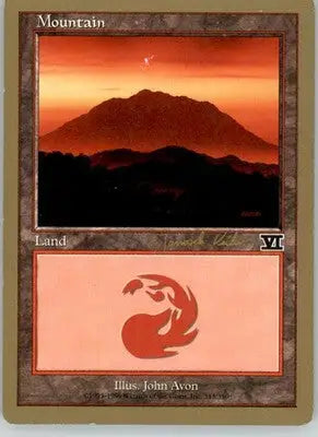 Mountain (343) - 2000 Janosch Kuhn World Championship Decks - MP Magic - Magic Card Single