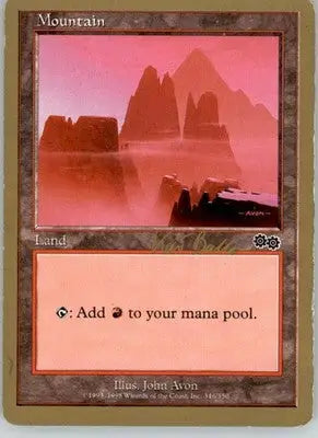 Mountain (346) - 1999 Kai Budde World Championship Decks - MP Magic - Magic Card Single