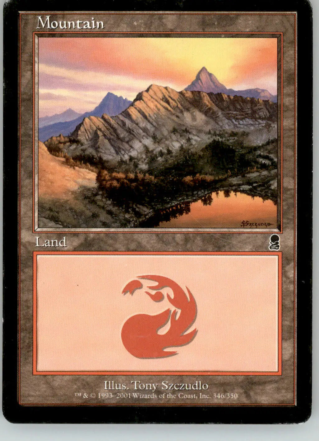 Mountain (346) - Odyssey - 346 - HP Magic: The Gathering - Magic Card Single