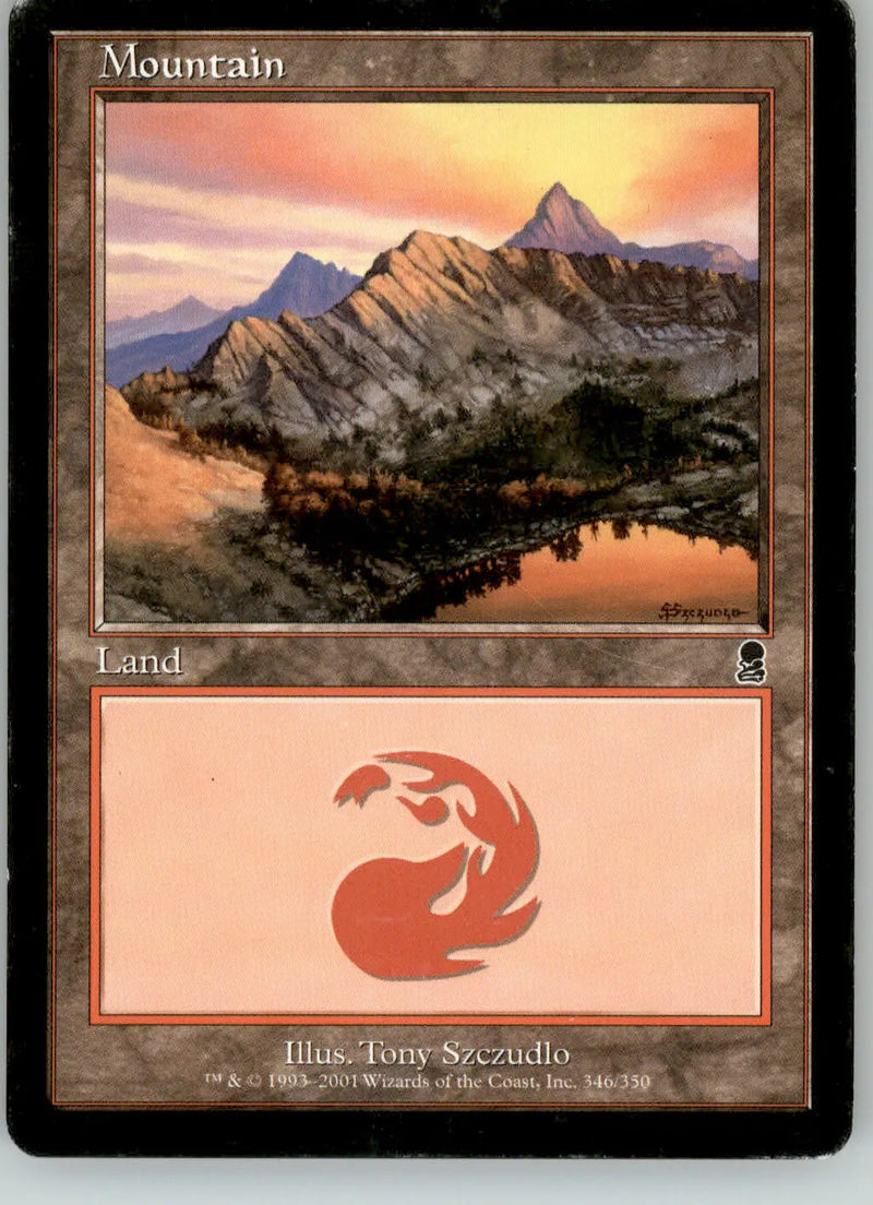 Mountain (346) - Odyssey - 346 - HP Magic: The Gathering - Magic Card Single