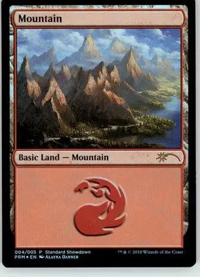Mountain - Alayna Danner - Standard Showdown Promos - 4 - Foil NM Magic - Magic Card Single