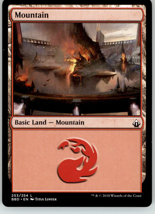 Mountain - Battlebond - 253 - NM Magic: The Gathering - Magic Card Single