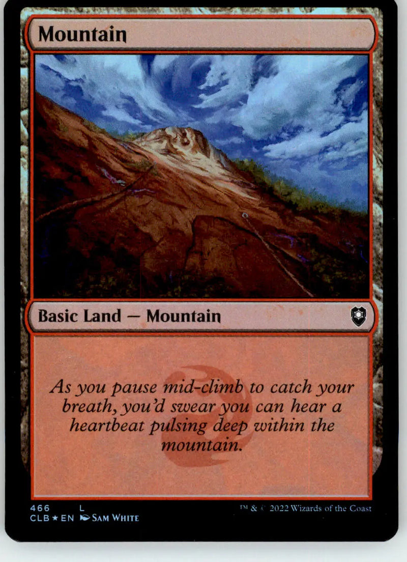Mountain - Commander Legends: Battle for Baldur’s Gate - 466 - Foil LP Magic