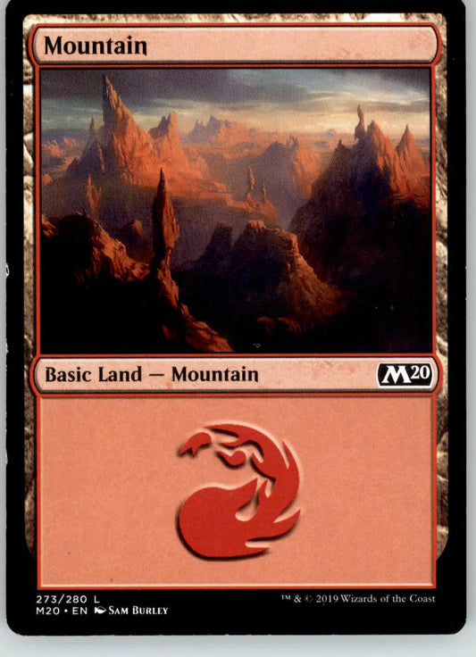 Mountain - Core Set 2020 - 273 - MP Magic: The Gathering - Magic Card Single