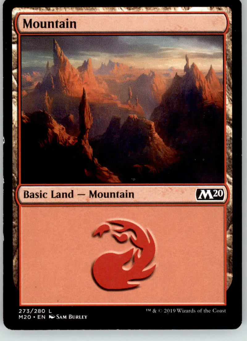 Mountain - Core Set 2020 - 273 - MP Magic: The Gathering - Magic Card Single