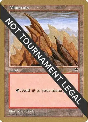Mountain (Left) - 1998 Ben Rubin World Championship Decks - MP Magic - Magic Card Single