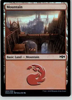 Mountain - Ravnica Allegiance - 263 - NM Magic: The Gathering - Magic Card Single