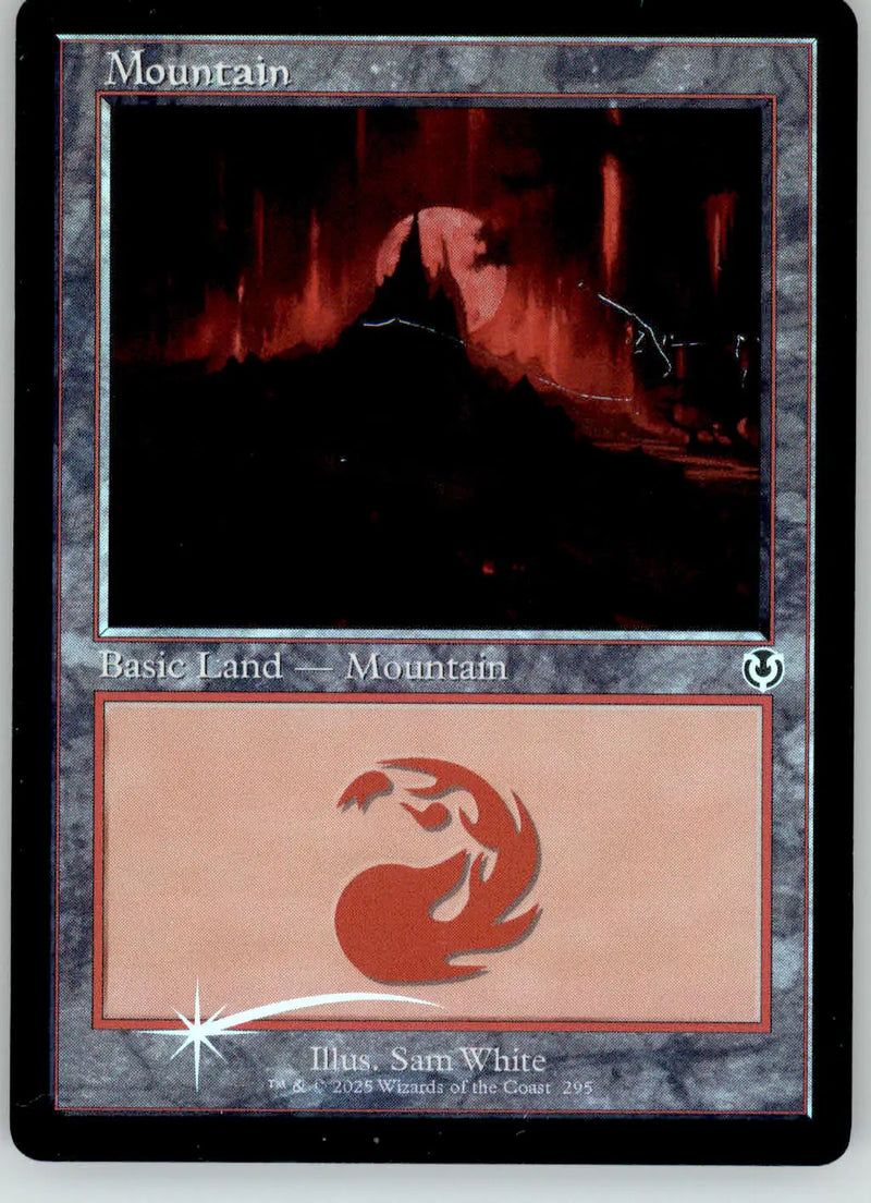 Mountain (Retro Frame) - Innistrad Remastered - 295 - Foil NM Magic - Magic Card Single