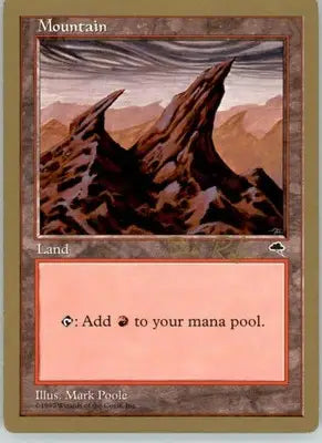 Mountain (Right) - 1998 Ben Rubin World Championship Decks - LP Magic - Magic Card Single