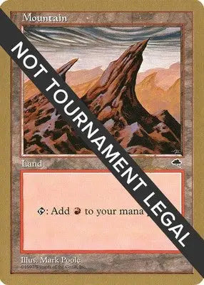Mountain (Right) - 1998 Ben Rubin World Championship Decks - MP Magic - Magic Card Single