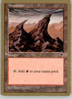 Mountain (Right) - 1998 Ben Rubin World Championship Decks - MP Magic - Magic Card Single