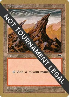 Mountain (Right) - 1999 Kai Budde World Championship Decks - HP Magic - Magic Card Single