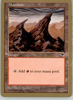Mountain (Right) - 1999 Kai Budde World Championship Decks - HP Magic - Magic Card Single