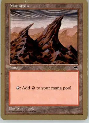 Mountain (Right) - 1999 Kai Budde World Championship Decks - MP Magic - Magic Card Single