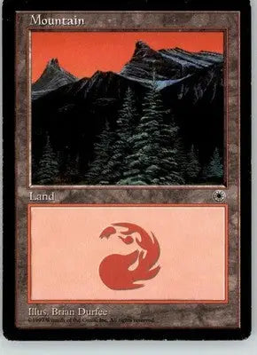 Mountain (Trees Center) - Portal - MP Magic: The Gathering - Magic Card Single