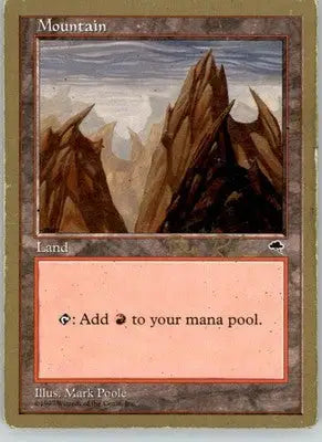 Mountain (Vertical) - 1998 Ben Rubin World Championship Decks - HP Magic - Magic Card Single