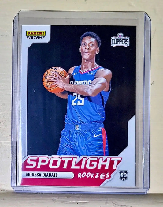 Moussa Diabate 2022-23 Panini NBA #38 Spotlight Rookies Card 1/965 - Basketball Card Single
