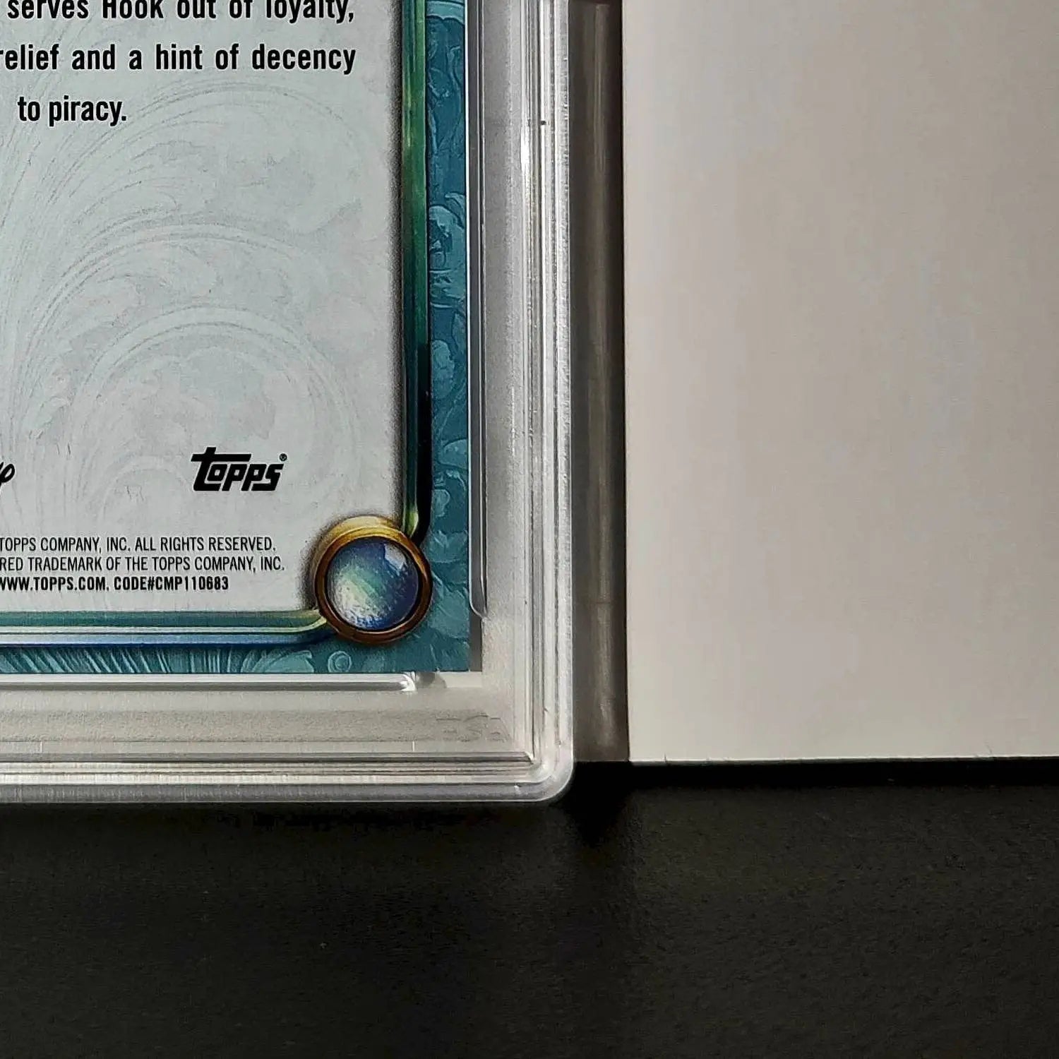 Mr. Smee 2025 Topps Disney Wonder #118 Diamond Card Peter Pan PSA 7 - Non-Sports Card Single