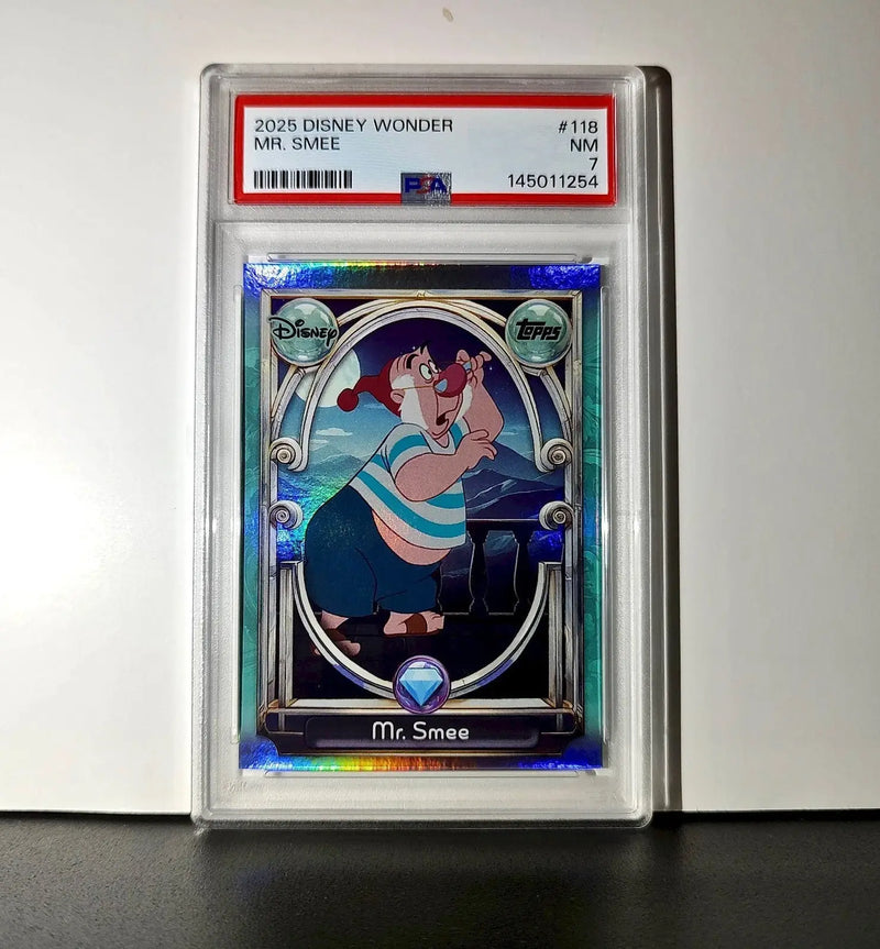 Mr. Smee 2025 Topps Disney Wonder #118 Diamond Card Peter Pan PSA 7 - Non-Sports Card Single
