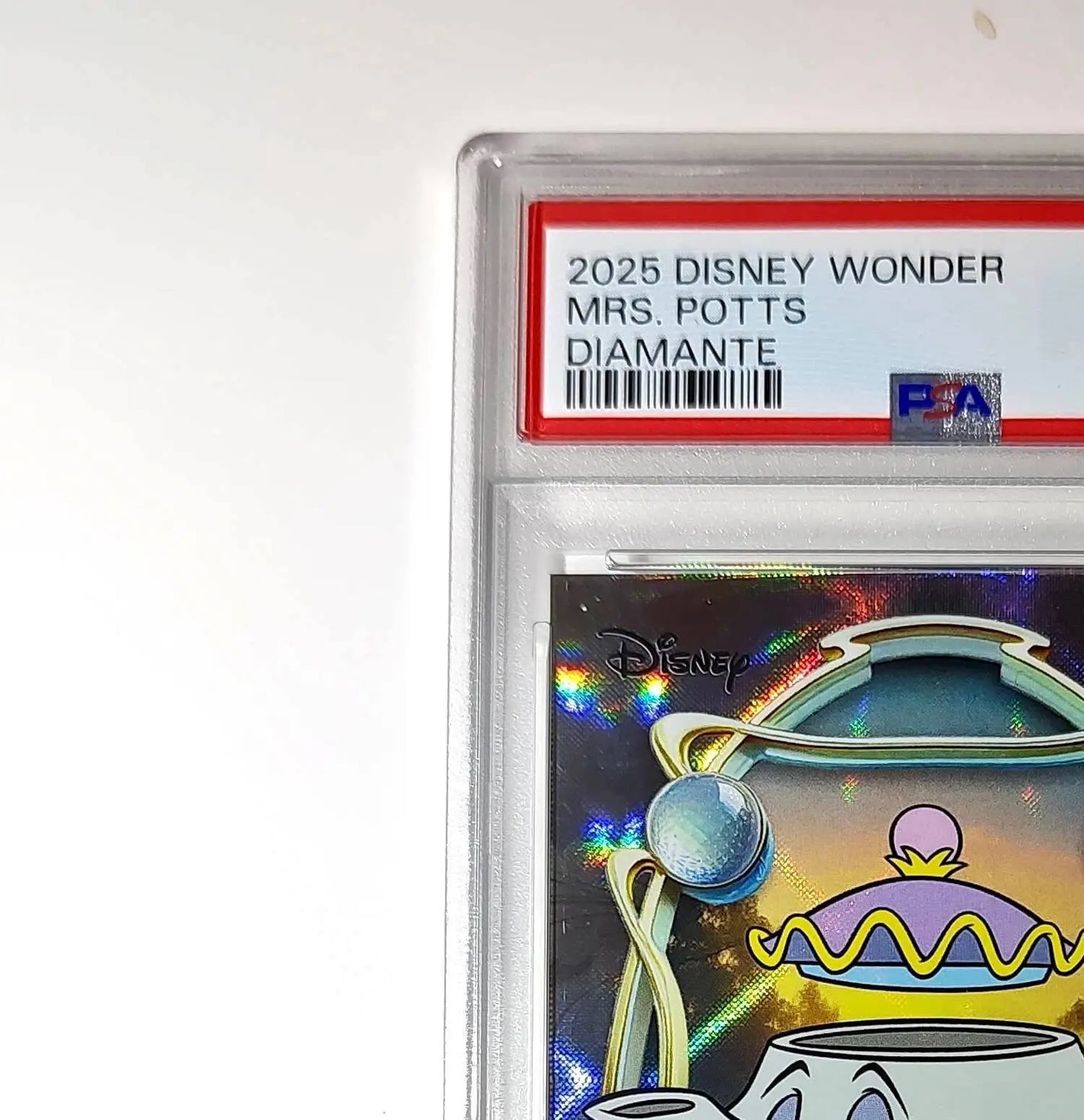 Mrs. Potts 2025 Topps Disney #48 Winter Variant Card Beauty and the Beast PSA 9 - Non-Sports Card Single
